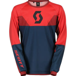 Scott Evo Track Maglia Motocross Bambini, rosso-blu, dimensione XL
