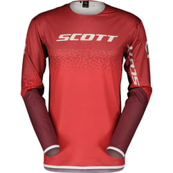 Scott Podium Pro Maglia Motocross Rosso/Grigio, grigio-rosso, dimensione 2XL per uomo