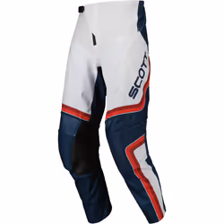 Scott Evo Dirt Pantaloni Motocross, bianco-rosso, dimensione 38 per uomo