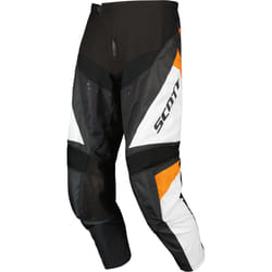 Scott Evo Track Pantaloni Motocross, nero-bianco-arancione, dimensione 32 per uomo