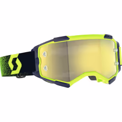 Scott Fury Chrome Occhiali da motocross, verde-giallo per uomo - Vista aggiuntiva 2