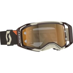 Scott Prospect 2.0 AMP Chrome Occhiali da motocross, marrone-beige per uomo