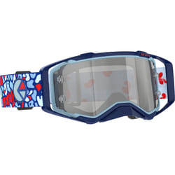 Scott Prospect Ethika Occhiali da motocross, rosso-blu per uomo
