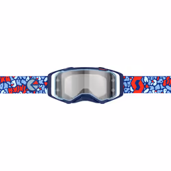 Scott Prospect Ethika Occhiali da motocross, rosso-blu per uomo