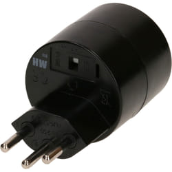 Max Hauri AG 167090 adattatore per presa di corrente T12 Tipo C (Europlug) Nero