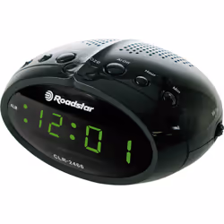 Roadstar CLR2466, Orologio, Analogico, FM, MW, 0,8 W, Verde, Nero