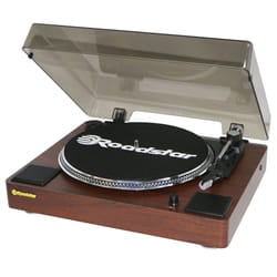 Roadstar TT-260SPK piatto audio Giradischi a trasmissione diretta Legno Automatico
