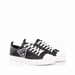 Sneakers basse Guess Original triangle logo b w Nero - 36 - Vista aggiuntiva 2