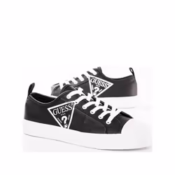 Sneakers basse Guess Original triangle logo b w Nero - 36 - Vista aggiuntiva 3