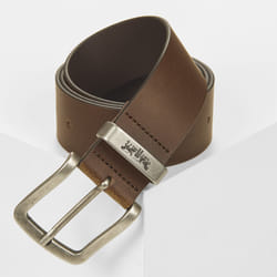 Cintura Levis METAL TWO HORSE KEEPER BELT Marrone - 85