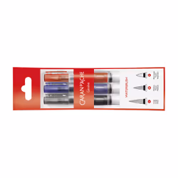 Caran d-Ache 115.303, Rosso, Bianco, 3 pz