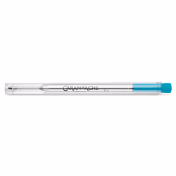 Caran d-Ache 8421.191, Turchese, Cromo, Turchese, Ottone, Acciaio inox, 1 mm, Penna con punta a sfera