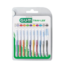 Gum Trav-Ler Scovolini Misti per Placca 10 Pezzi