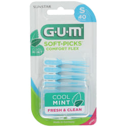 Gum Soft Picks Comfort Flex Cool Mint Scovolino Gomma Small 40 Pezzi