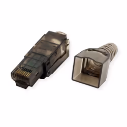 VALUE 26.99.0372 cavo di collegamento RJ45 Nero, Trasparente - Vista aggiuntiva 4