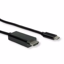 ROLINE 11045843 5 m USB tipo-C HDMI tipo A (Standard) Nero