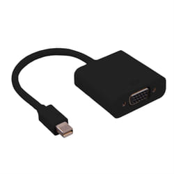 VALUE 12.99.3126 cavo e adattatore video 0,15 m Mini DisplayPort VGA (D-Sub) Nero