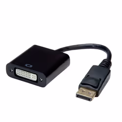 VALUE 12.99.3137 cavo e adattatore video 0,15 m DisplayPort DVI-D Nero - Vista aggiuntiva 2