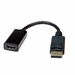 VALUE 12.99.3138 cavo e adattatore video 0,15 m DisplayPort HDMI tipo A (Standard) Nero - Vista aggiuntiva 4
