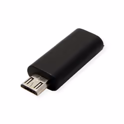 VALUE 12.99.3192 adattatore per inversione del genere dei cavi Micro-USB B USB-C Nero - Vista aggiuntiva 4