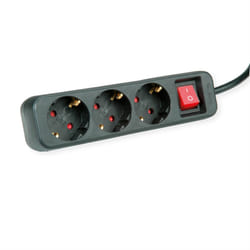 ROLINE 19.07.1069 prolunghe e multiple 3 m 3 presa(e) AC Interno Nero