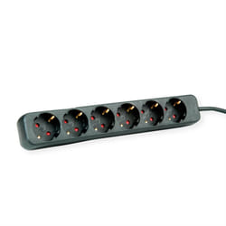ROLINE 19.07.1073 prolunghe e multiple 3 m 6 presa(e) AC Interno Nero