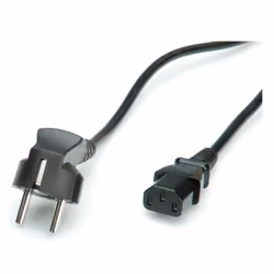 VALUE 19.99.1017 cavo di alimentazione Nero 0,6 m CEE7/7 IEC 320 - Vista aggiuntiva 2