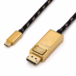 ROLINE 11.04.5848 adattatore grafico USB 4096 x 2560 Pixel Nero, Oro - Vista aggiuntiva 2