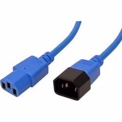ROLINE 19.08.1527 cavo di alimentazione Blu 0,8 m Accoppiatore C14 Accoppiatore C13 - Vista aggiuntiva 3