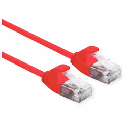 ROLINE 21.15.3913, 1 m, Cat6a, U/UTP (UTP), RJ-45, RJ-45, Rosso