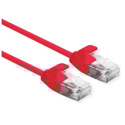 ROLINE 21.15.3913 cavo di rete Rosso 1 m Cat6a U/UTP (UTP)