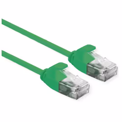 ROLINE 21.15.3933, 1 m, Cat6a, U/UTP (UTP), RJ-45, RJ-45, Verde