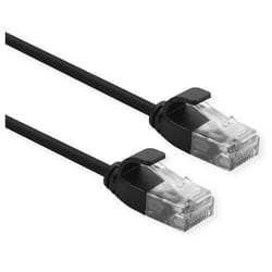 ROLINE 21.15.3952 cavo di rete Nero 0,5 m Cat6a U/UTP (UTP)