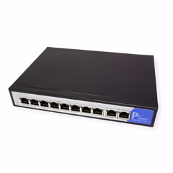 VALUE 21.99.1195 switch di rete Gigabit Ethernet (10/100/1000) Supporto Power over Ethernet (PoE) Nero