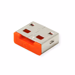 ROLINE 11.02.8331 clip sicura Chiave bloccaporta USB tipo A Grigio 10 pz - Vista aggiuntiva 3