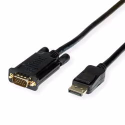 VALUE 11.99.5801, 1,5 m, DisplayPort, VGA (D-Sub), Maschio, Maschio, 1920 x 1080 Pixel