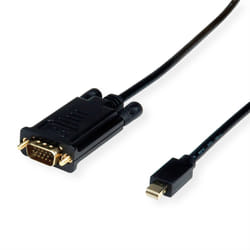 VALUE 11.99.5806 cavo e adattatore video 1,5 m Mini DisplayPort VGA (D-Sub) Nero