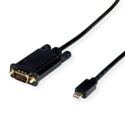 VALUE 11.99.5807 cavo e adattatore video 2 m Mini DisplayPort VGA (D-Sub) Nero