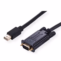 VALUE 11.99.5807 cavo e adattatore video 2 m Mini DisplayPort VGA (D-Sub) Nero