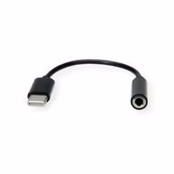 VALUE 12.99.3214 cavo audio 0,13 m 3.5mm USB Nero - Vista aggiuntiva 4
