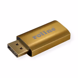 ROLINE 12.03.3158 adattatore per inversione del genere dei cavi DisplayPort HDMI Oro