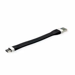 ROLINE 11.02.9014 cavo USB USB 3.2 Gen 1 (3.1 Gen 1) 0,11 m USB A USB C Nero - Vista aggiuntiva 2