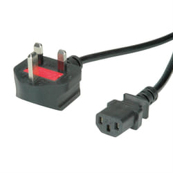 VALUE 19.99.2019 cavo di alimentazione Nero 3 m BS 1363 IEC 320