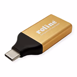 ROLINE 12.03.3232 adattatore grafico USB 4096 x 2560 Pixel Oro