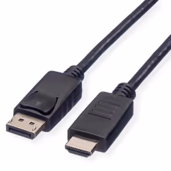 ROLINE 11445781, 2 m, DisplayPort, HDMI, Maschio, Maschio, Dritto