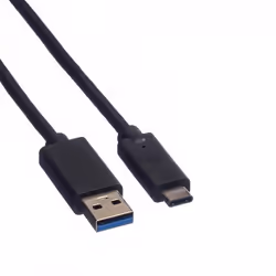 Secomp 11.44.9011 cavo USB USB 3.2 Gen 1 (3.1 Gen 1) 1 m USB A USB C Nero