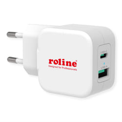 ROLINE 19111052 Universale Bianco AC Ricarica rapida Interno