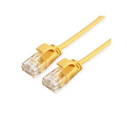ROLINE GREEN 21.44.3927 cavo di rete Giallo 5 m Cat6a U/UTP (UTP)