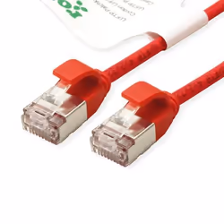 ROLINE GREEN 21.44.3315 cavo di rete Rosso 2 m Cat6a U/FTP (STP)