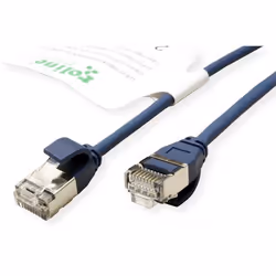 ROLINE GREEN 21.44.3344, 1,5 m, Cat6a, U/FTP (STP), RJ-45, RJ-45, Blu